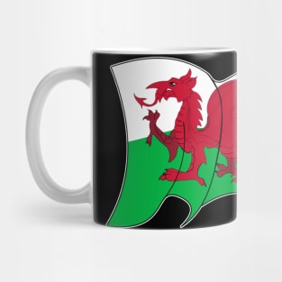 flag of Wales - sports, flags, and culture inspired designs Mug